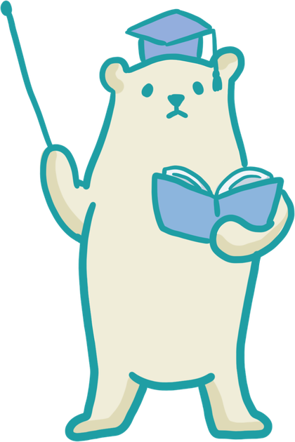 EZOBOOKSオリジナルキャラクター クマカムイ教授